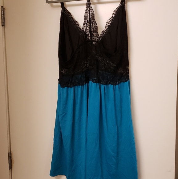 torrid Other - Torrid turquoise with black lace chemise.